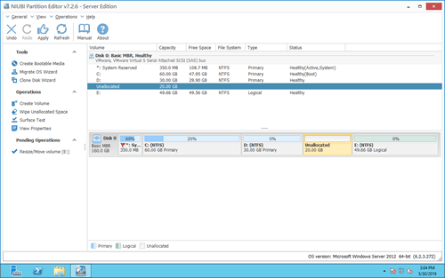 Unidade E diminuída
