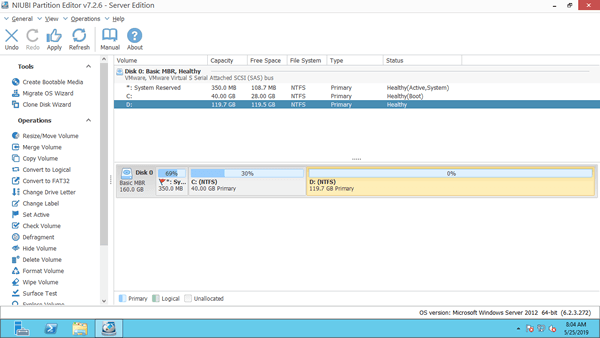 Partições mescladas